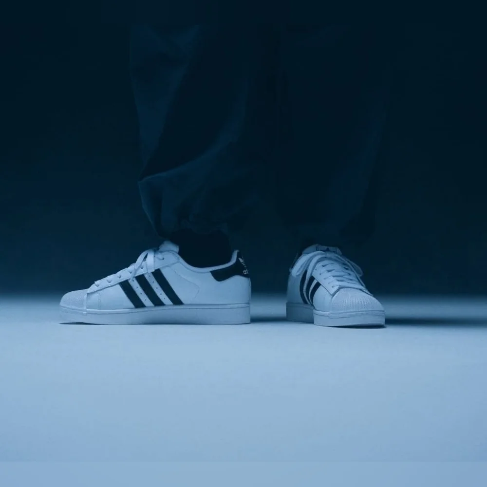 Size 10 White And Black Adidas Grand Court Shoes